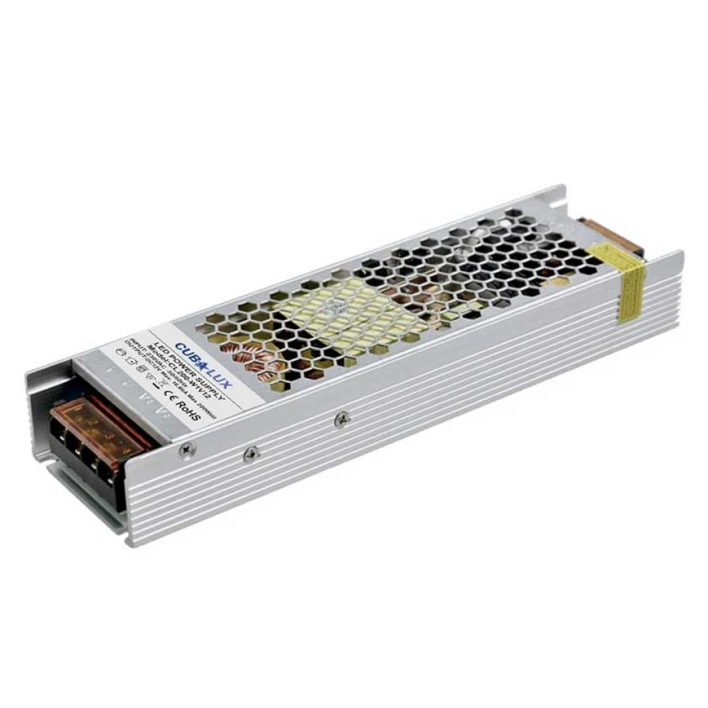Τροφοδοτικό LED Cubalux 200 Watt 12VDC IP20