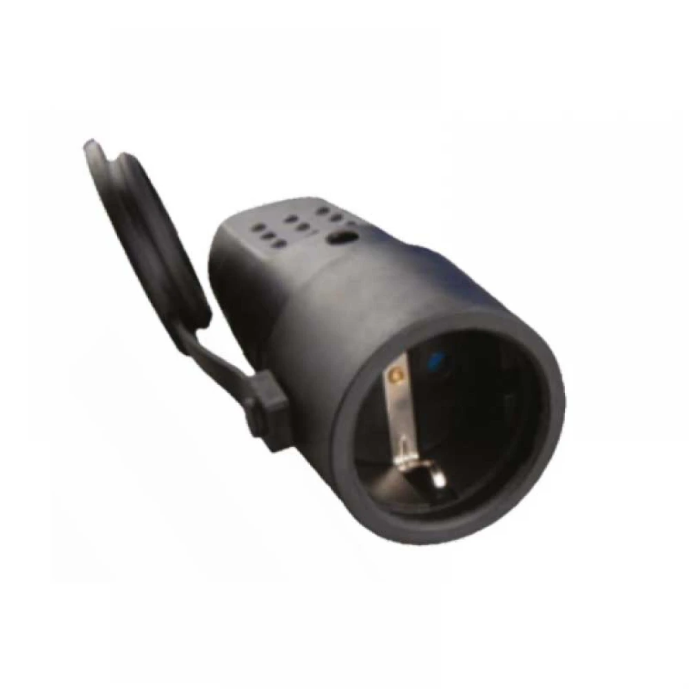 Φις Σούκο Θηλυκό Στεγανό IP44 Μαύρο - CUBALUX