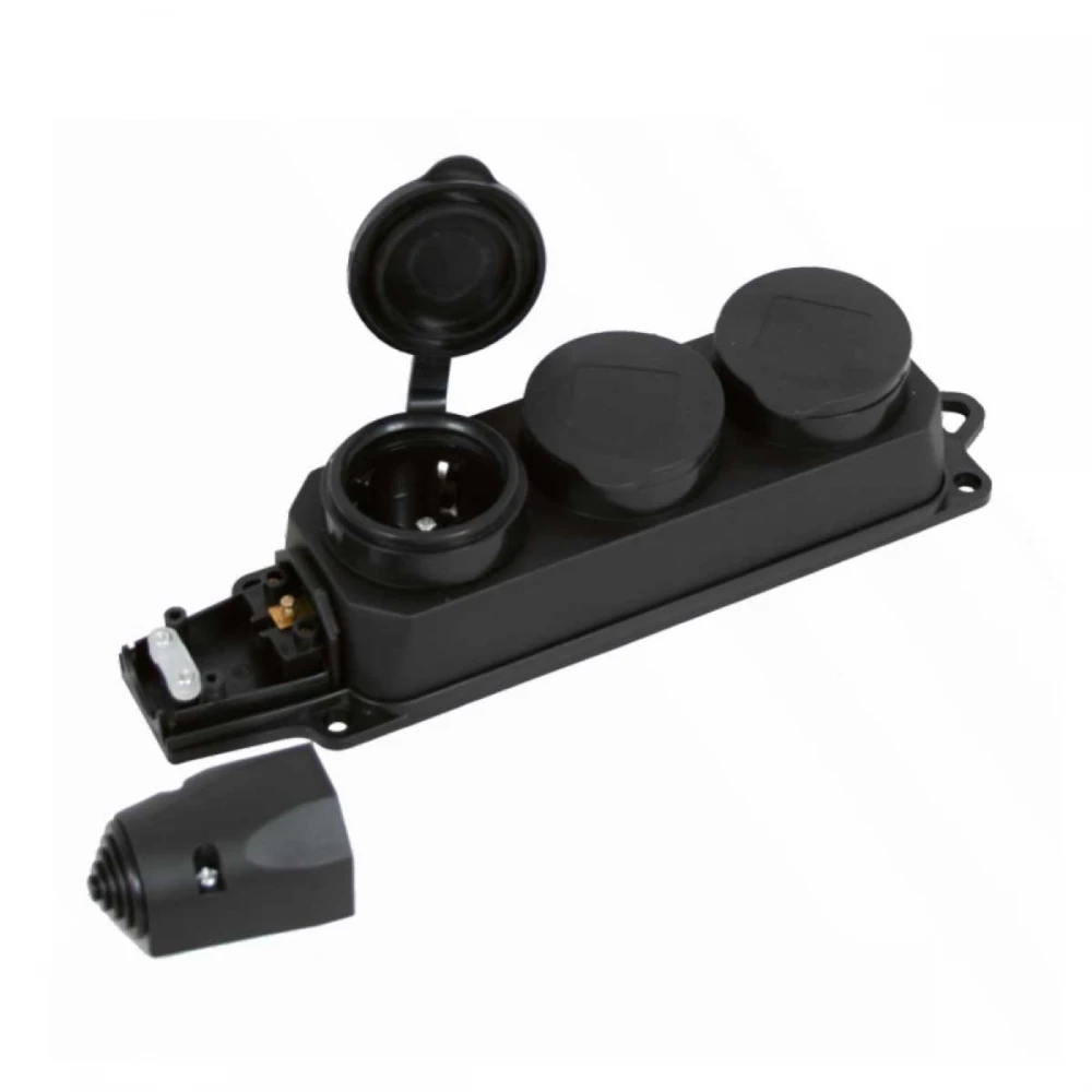 Πολύπριζο 3 Θέσεων Στεγανό IP44 - CUBALUX