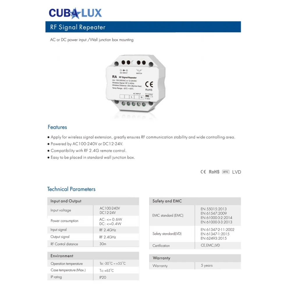 Αναμεταδότης Ασύρματου Σήματος - Cubalux
