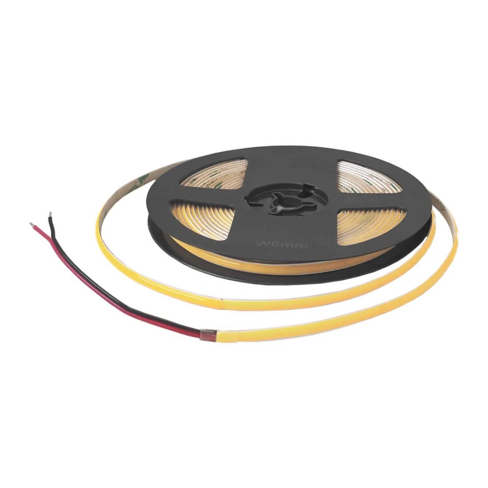 LED COB Ταινία SLIM LINE 6W 24V IP20 CRI 90 Ουδέτερο Λευκό 4000K - 5 Μέτρα  - CUBALUX