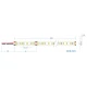Ταινία LED TΩRA 9.6 Watt/m 24V CRI80 IP67 120 LED/m - 5 μέτρα Ψυχρό Λευκό 6000K - CUBALUX
