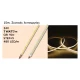 Ταινία LED TΩRA COB IC 7 Watt/m 24V CRI90 IP67 480 led/m 15m (8mm) 2700K - 15 μέτρα - CUBALUX