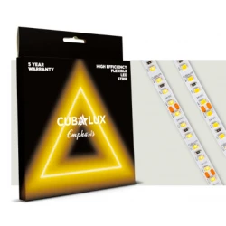 Ταινία Led Emphasis 24V 9.6 Watt IP67 Ψυχρό Λευκό - 5 μέτρα 6500K - CUBALUX