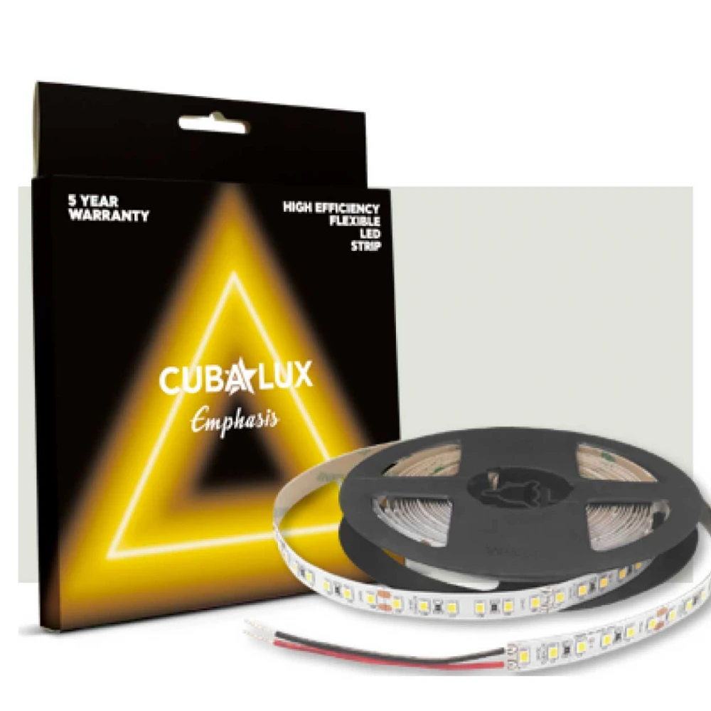 Ταινία Led 19.2W 24V IP67 Emphasis 5 μέτρα Θερμό Λευκό 2700K - CUBALUX