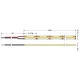 Ταινία Led TΩRA COB 20 Watt/m 24V CRI90 IP20 720 led/m 6000K 5m (10mm) - 5 μέτρα - CUBALUX