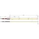 Ταινία Led TΩRA COB 8 Watt/m 24V CRI90 IP65 320 led/m 3000K 5m (8mm) - 5 μέτρα - CUBALUX