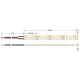 Ταινία Led TΩRA COB 20 Watt/m 24V CRI90 IP65 720 led/m 2700K 5m (10mm) - 5 μέτρα - CUBALUX