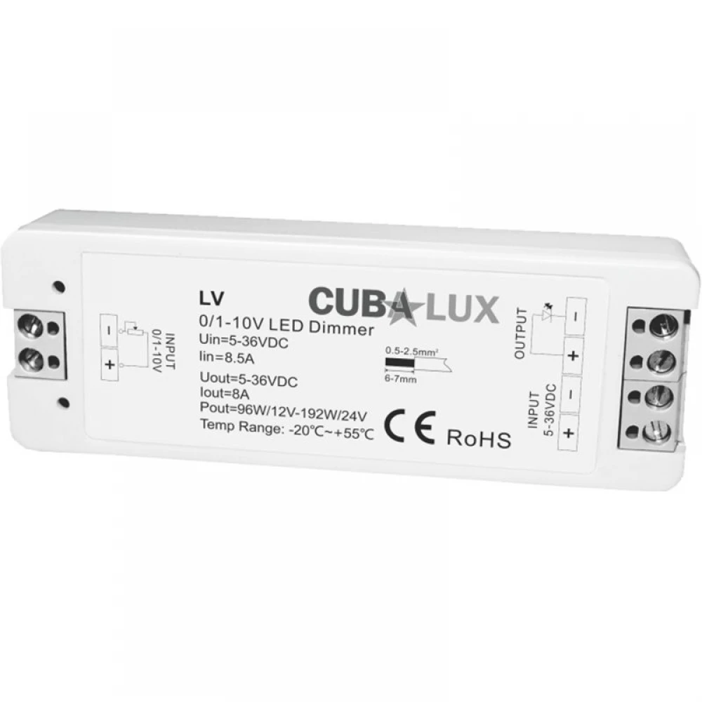 Dimmer Controller 0/1-10V Simplicity 8A - Cubalux