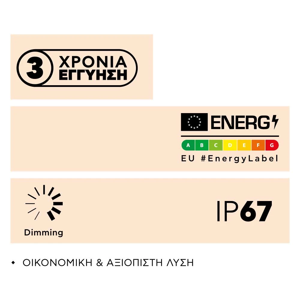 LED COB Ταινία TΩRA Dotless 12W 24V IP67 CRI 90 Ουδέτερο Λευκό 4000K - 5 Μέτρα  - CUBALUX