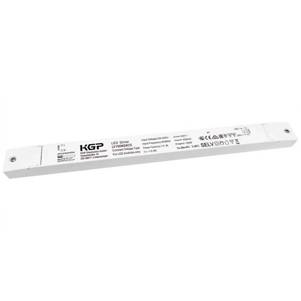 LED Driver Σταθερής Τάσης IP20 24V 150W KGP - Cubalux