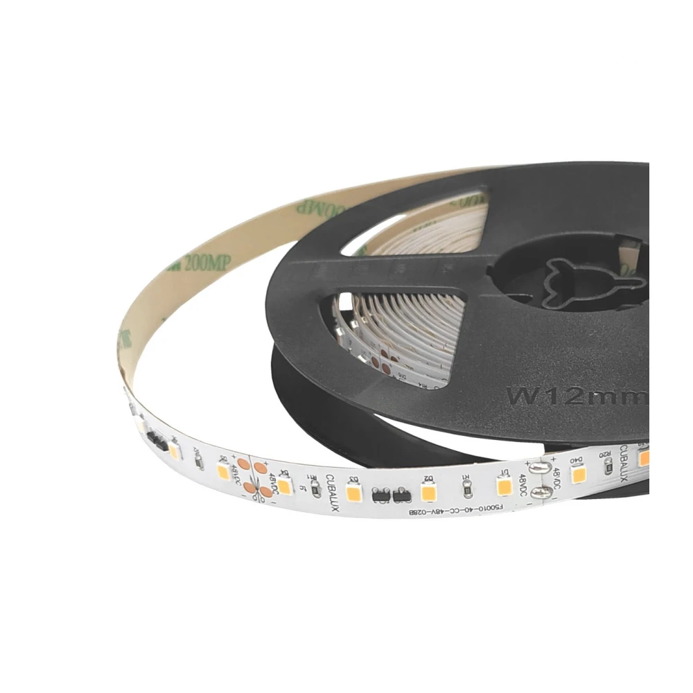 Ταινία LED Jazz 12 Watt/m 48V-IC CRI90 IP20 80 LED/m - Ουδέτερο λευκό 4000K - 5 μέτρα - Συνεχόμενης λειτουργίας έως 30 μέτρα - CUBALUX