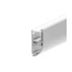 Προφίλ Αλουμινίου Τοίχου Καμπύλη για Κρυφό Φωτισμό 2 μέτρα - Cubalux