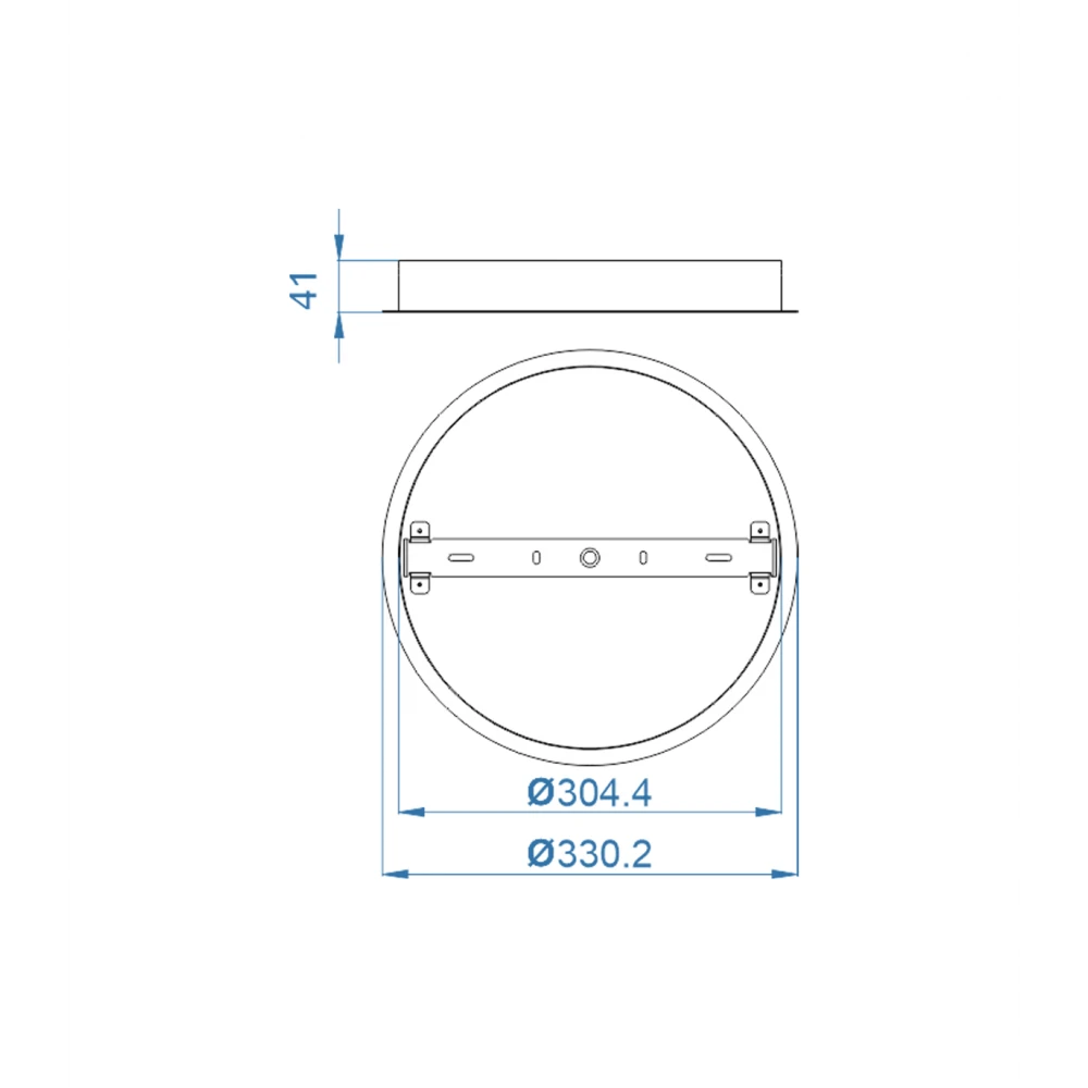 ΡΟΖΕΤΑ ΟΡΟΦΗΣ - ΚΟΥΤΙ ΤΡΟΦΟΔΟΤΙΚΟΥ ΛΕΥΚΟ 330MM - Cubalux
