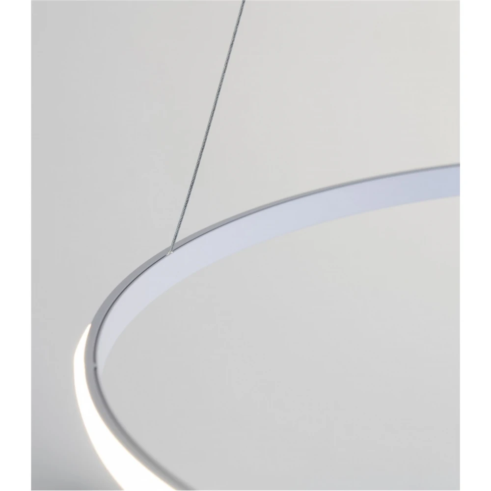 ΚΥΚΛΟΣ ΑΛΟΥΜΙΝΙΟΥ 900MM ΜΕ ΚΑΛΥΜΜΑ ΟΠΑΛ - ΦΩΤΙΣΜΟΣ ΕΞΩΤΕΡΙΚΟΣ - ΛΕΥΚΟ - Cubalux