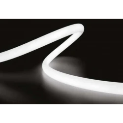 Ταινία LED Neon RONDO 18mm 12Watt/m 24V CRI80 IP65 336 LED/m 5m 4000K Ουδέτερο Λευκό - 5 Μέτρα - Cubalux