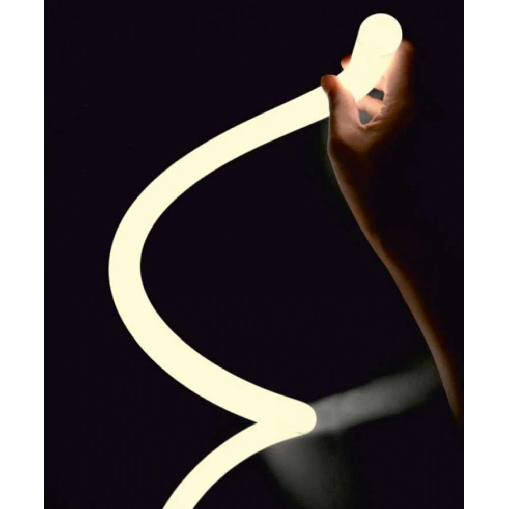 Neon Flex Σωλήνας RONDO 12 Watt/m 24V IP65 Ψυχρό 6500K- 2 Μέτρα - Cubalux