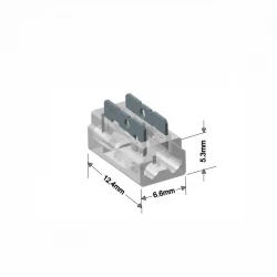 9-σε-1 Κονέκτορας IP20/65 για μονόχρωμη ταινία led SMD/COB πλάτους 5mm - Τεμ. - Cubalux
