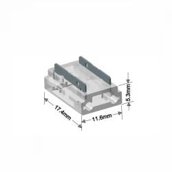 9-σε-1 Κονέκτορας IP20/65 για μονόχρωμη ταινία led SMD/COB πλάτους 10mm - Τεμ - Cubalux