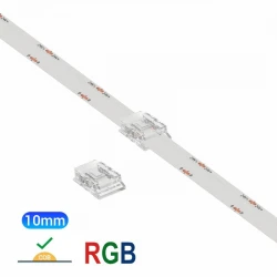 Ενδιάμεσος κονέκτορας IP20/65 για RGB ταινία led COB πλάτους 10mm - Τεμ. - Cubalux