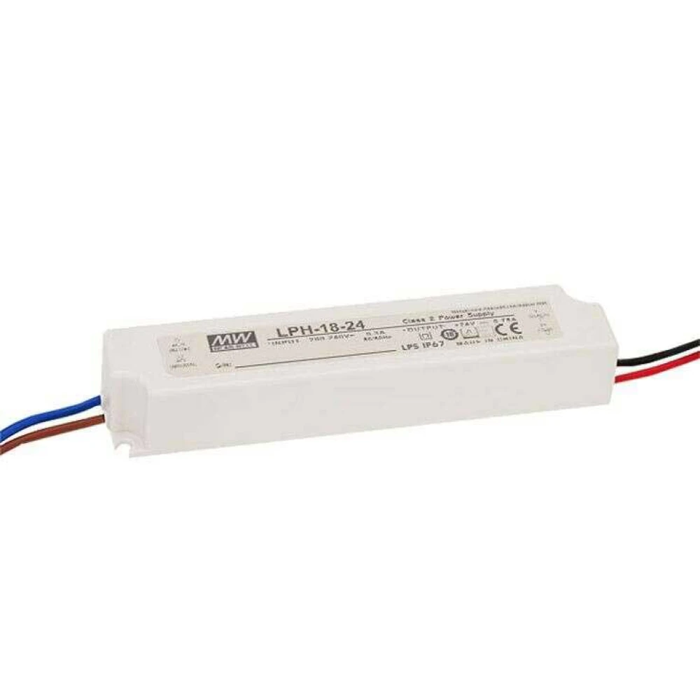 MEAN WELL LPH SERIES ― Σταθερής Τάσης 18 Watt 12 Vdc IP67