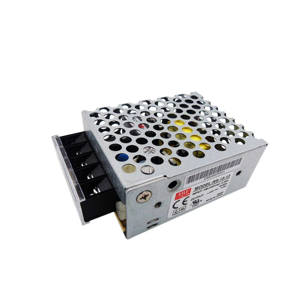 MEANWELL RS SERIES ― Σταθερής Τάσης 15 Watt 24 Vdc