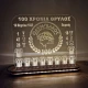 Custom LED Συλλεκτικό Επετειακό φωτιστικό γραφείου 100 χρόνια Ολυμπιακός από plexiglass 5mm και με ξύλινη φωτιζόμενη βάση