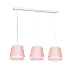 ΦΩΤΙΣΤΙΚΟ ΚΡΕΜΑΣΤΟ DAISY PINK ΡΟΖ ΚΑΠΕΛΑ ΜΕ ΠΟΝ ΠΟΝ 60cm ΠΑΙΔΙΚΟ - MiLagro