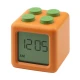 Ηλεκτρονικό Ξυπνητήρι Τουβλάκι Πορτοκαλί