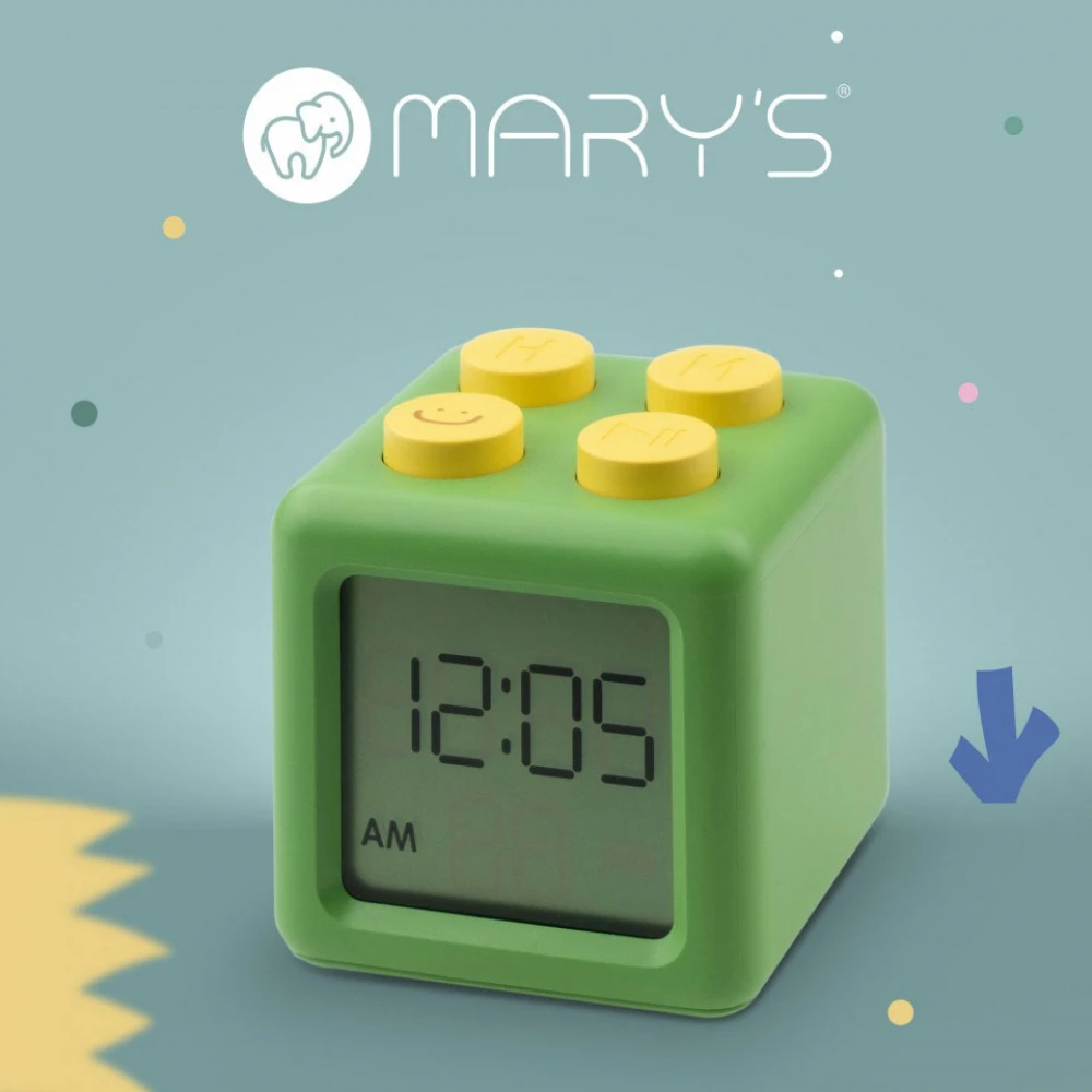 Ηλεκτρονικό Ξυπνητήρι Τουβλάκι Πράσινο