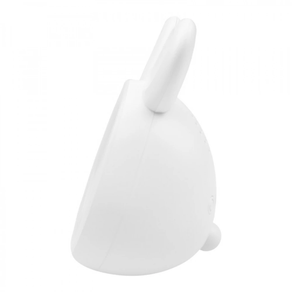 Φωτιζόμενο Ηλεκτρονικό Ξυπνητήρι Κουνελάκι Λευκό