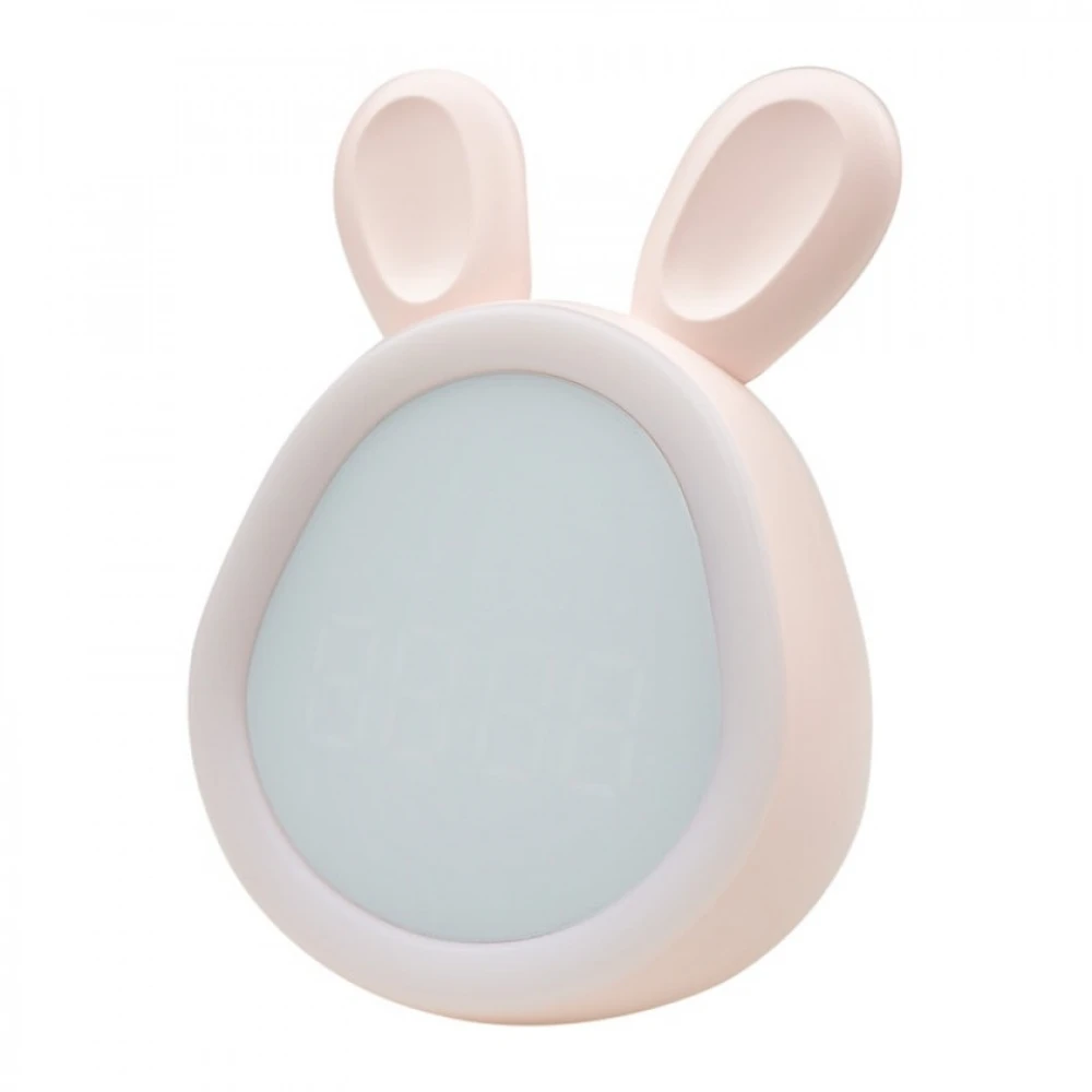 Φωτιζόμενο Ηλεκτρονικό Ξυπνητήρι Κουνελάκι Ροζ