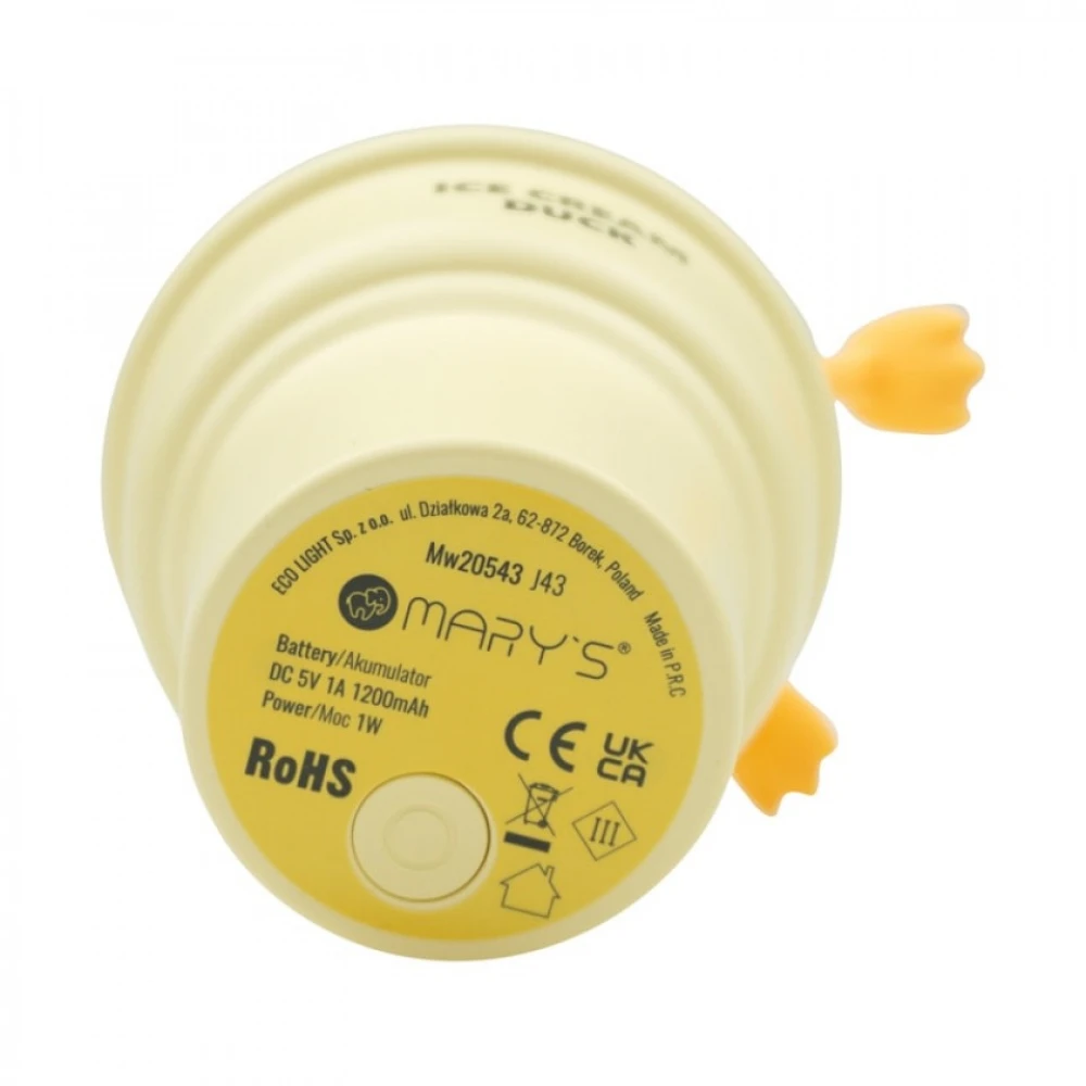 Παιδικό Φωτιστικό Νυκτός Παγωτό-παπάκι