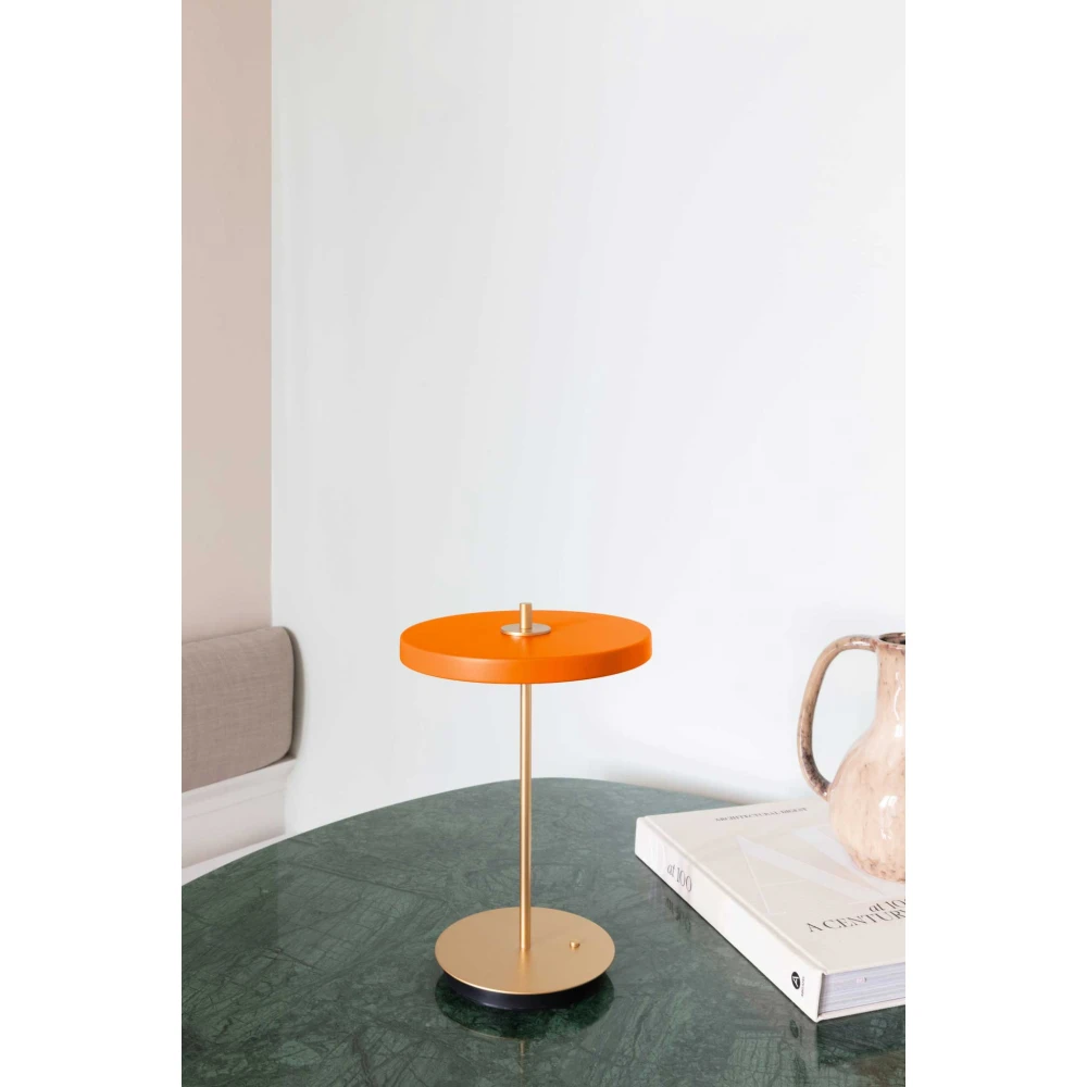 LED Πορτατίφ Μπαταρίας Επαναφορτιζόμενο Asteria Move Nuance Orange Dimmable by UMAGE