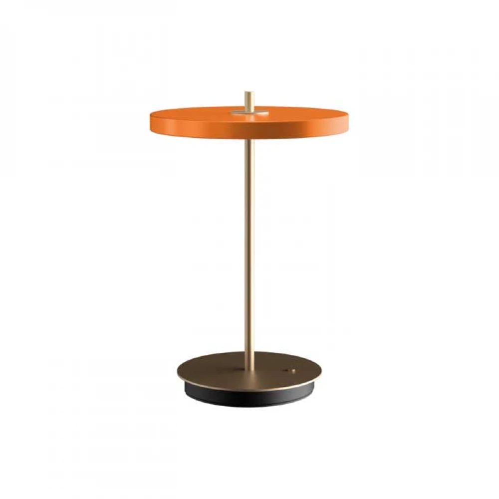 LED Πορτατίφ Μπαταρίας Επαναφορτιζόμενο Asteria Move Nuance Orange Dimmable by UMAGE