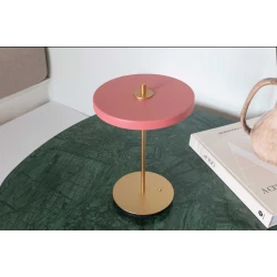 LED Πορτατίφ Μπαταρίας Επαναφορτιζόμενο Asteria Move Nuance Rose Dimmable by UMAGE