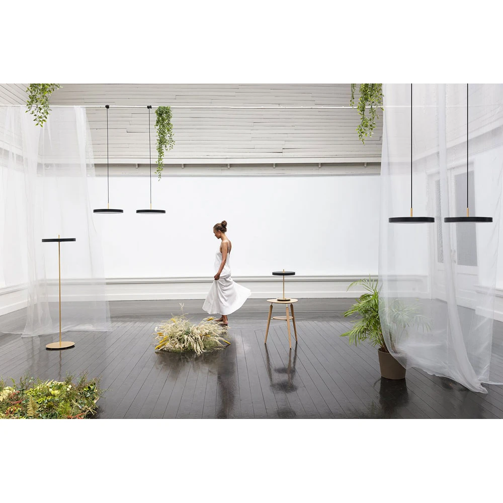 LED Φωτιστικό Δαπέδου Asteria Floor Black 24W Dimmable by UMAGE