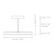 Κρεμαστό Φωτιστικό LED Dimmable Asteria Forest  Medium G43cm by UMAGE