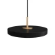 Κρεμαστό Φωτιστικό LED Asteria Micro Black 12W Φ15cm Dimmable by UMAGE