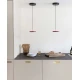 Κρεμαστό Φωτιστικό LED Asteria Micro Ruby Red 12W Φ15cm Dimmable by UMAGE