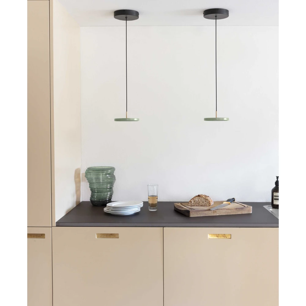 Κρεμαστό Φωτιστικό LED Asteria Micro Nuance Olive 12W Φ15cm Dimmable by UMAGE
