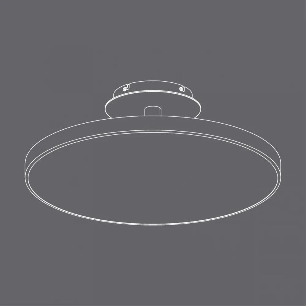Φωτιστικό Οροφής LED Asteria Up Large Black 37W Φ60cm Dimmable by UMAGE