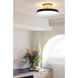 Φωτιστικό Οροφής LED Asteria Up Medium Black 17W Φ43cm Dimmable by UMAGE