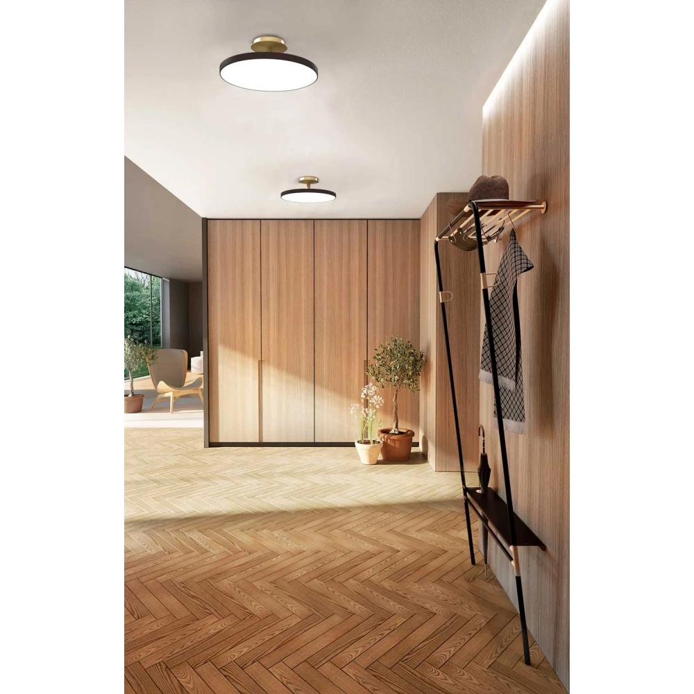 Φωτιστικό Οροφής LED Asteria Up Medium Black 17W Φ43cm Dimmable by UMAGE