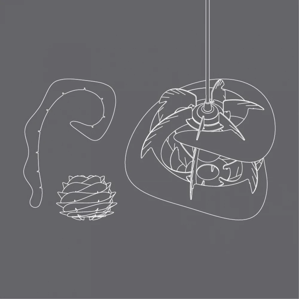 Φωτιστικό CARMINA MINI Φ32 Baby Rose by UMAGE