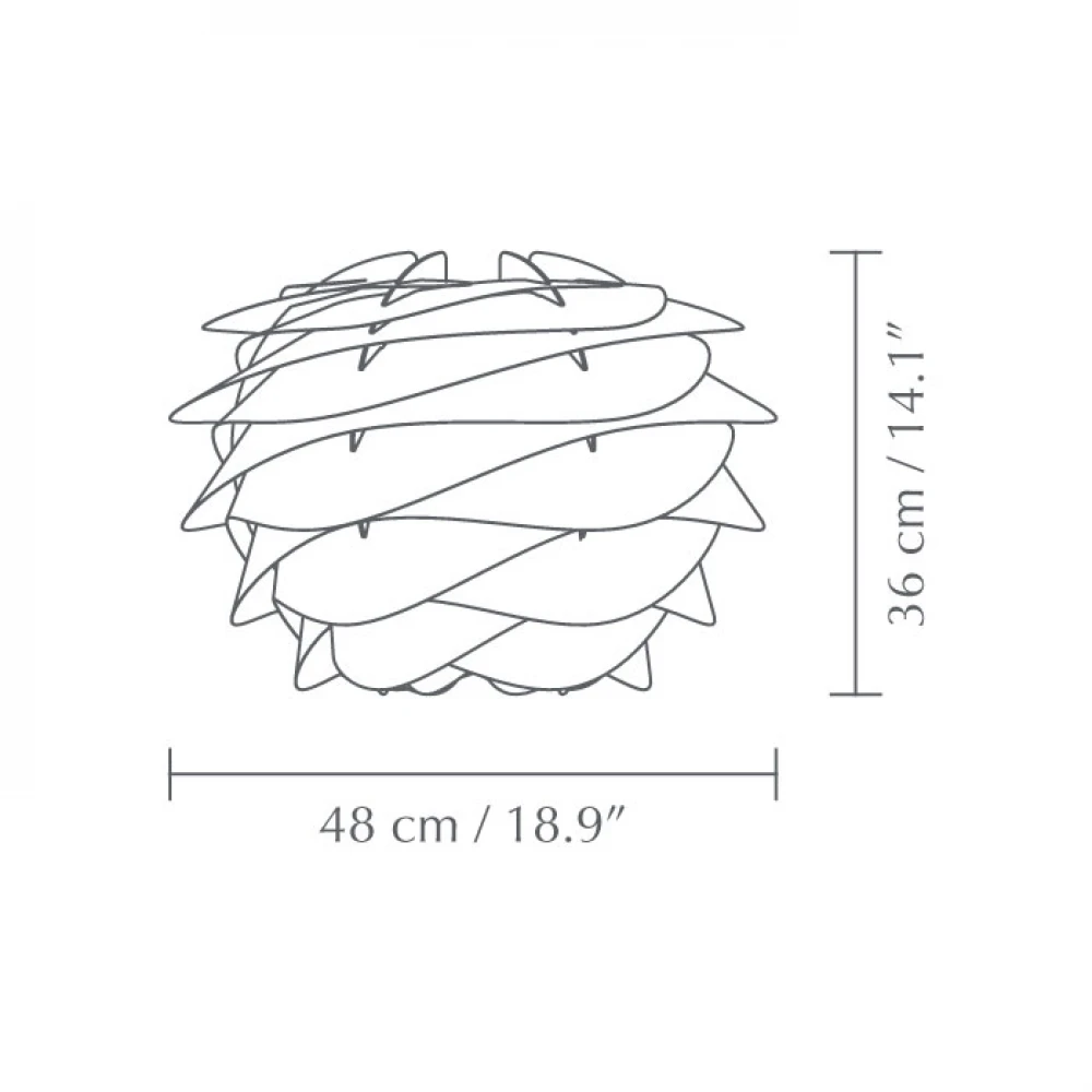 Φωτιστικό CARMINA Φ48 Λευκό by UMAGE