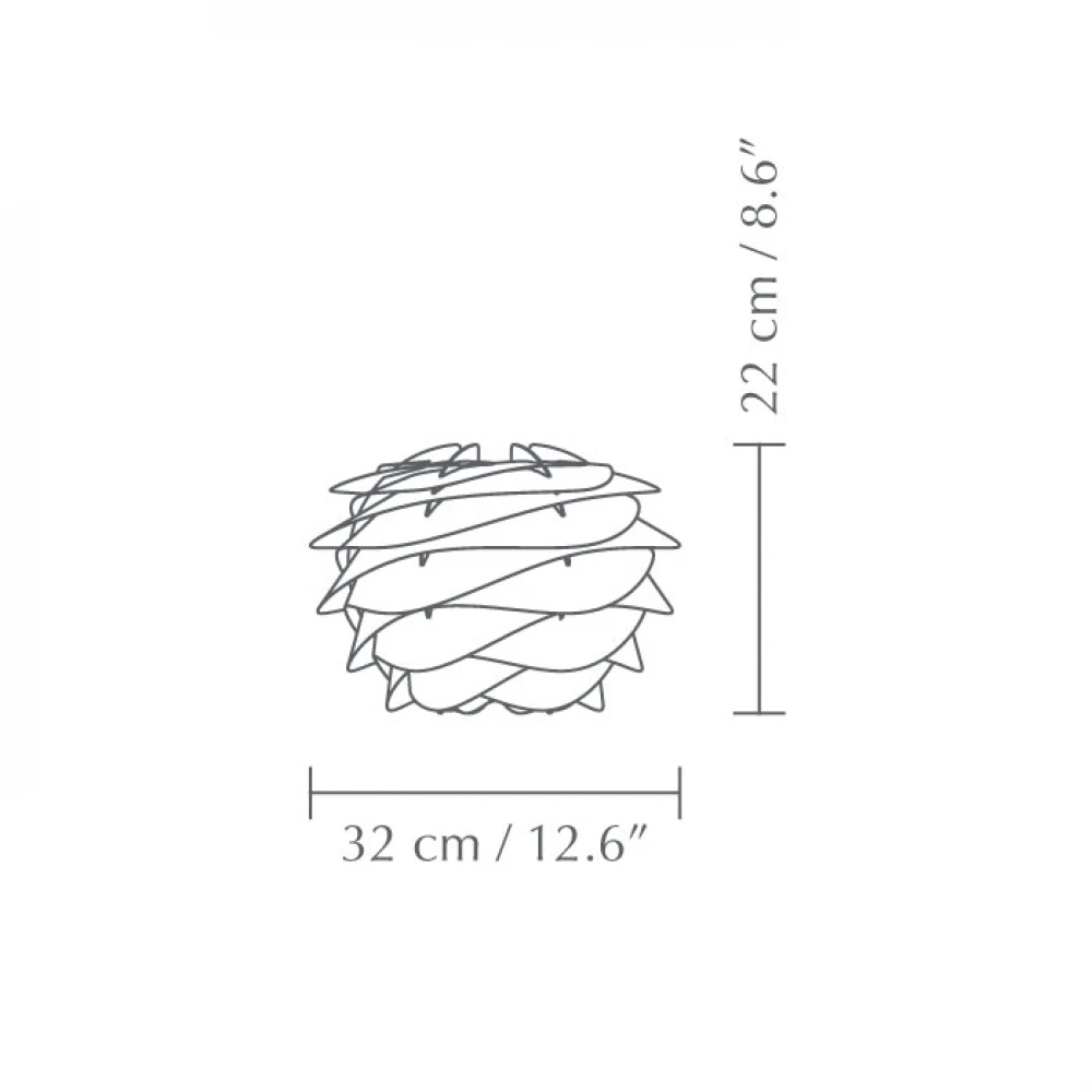 Φωτιστικό CARMINA MINI Φ32 Baby Rose by UMAGE