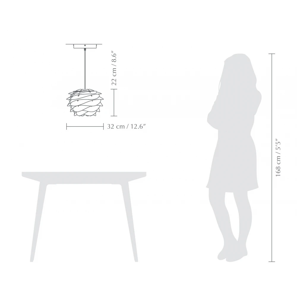 Φωτιστικό CARMINA MINI Φ32 Baby Rose by UMAGE