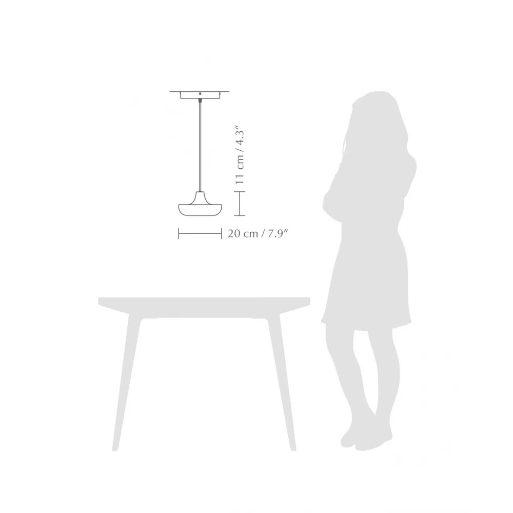 Κρεμαστό Φωτιστικό Cassini LED Mini 14W Λευκό - UMAGE