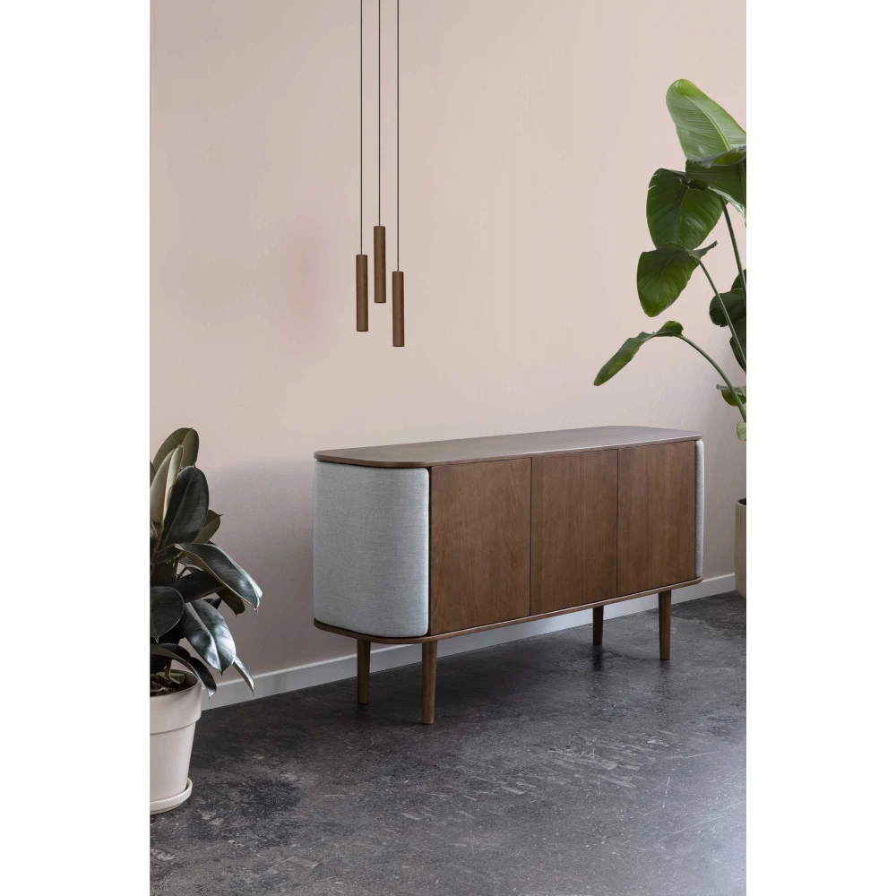 LED Κρεμαστό Φωτιστικό Τρίφωτο Από Ξύλο Δρυς Σκούρο  - OAK 3x2W Chimes Cluster 3 by UMAGE